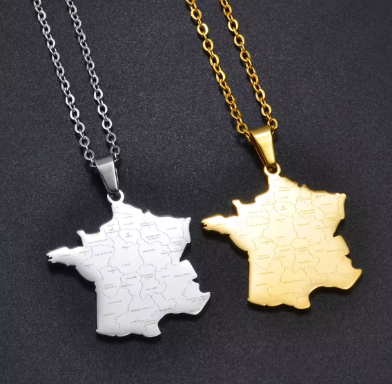 Collier Carte France