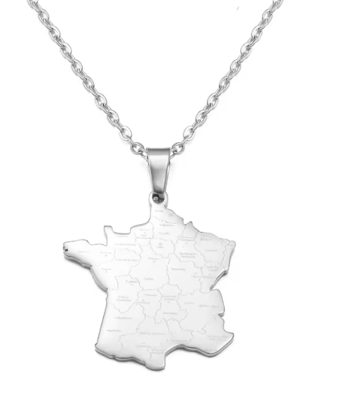 Collier Carte France