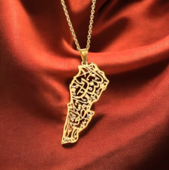 Strong Sign Card Necklace