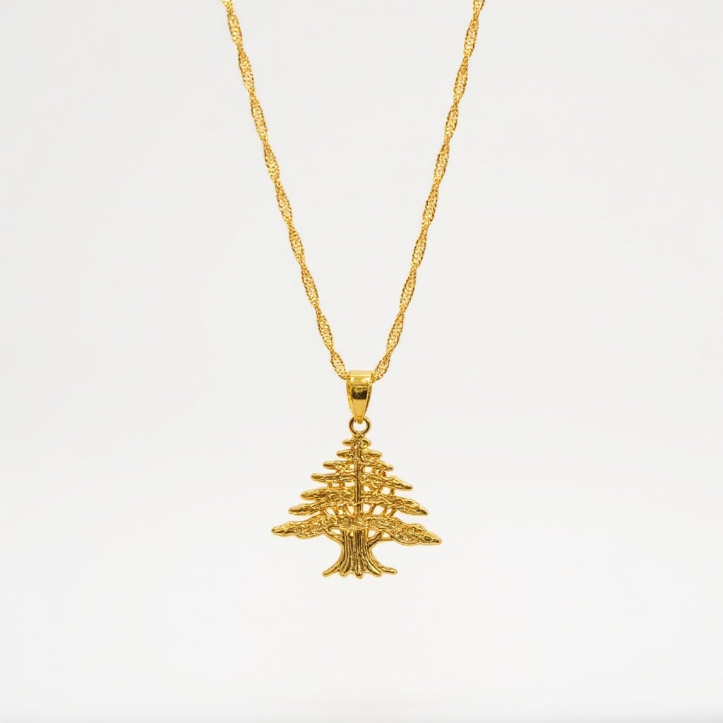 Simple Cedar Necklace